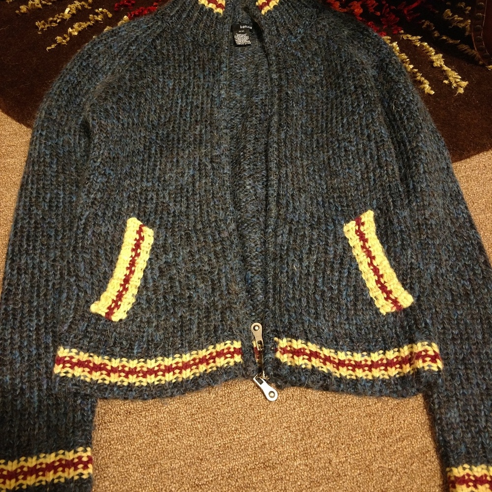 Kenzie Tweed Sweater Jacket M